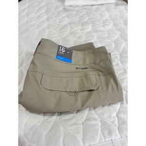 NWT Columbia Womens Size 16 Stay Outdoors Long Omni Shield Pants Casual Outdoor